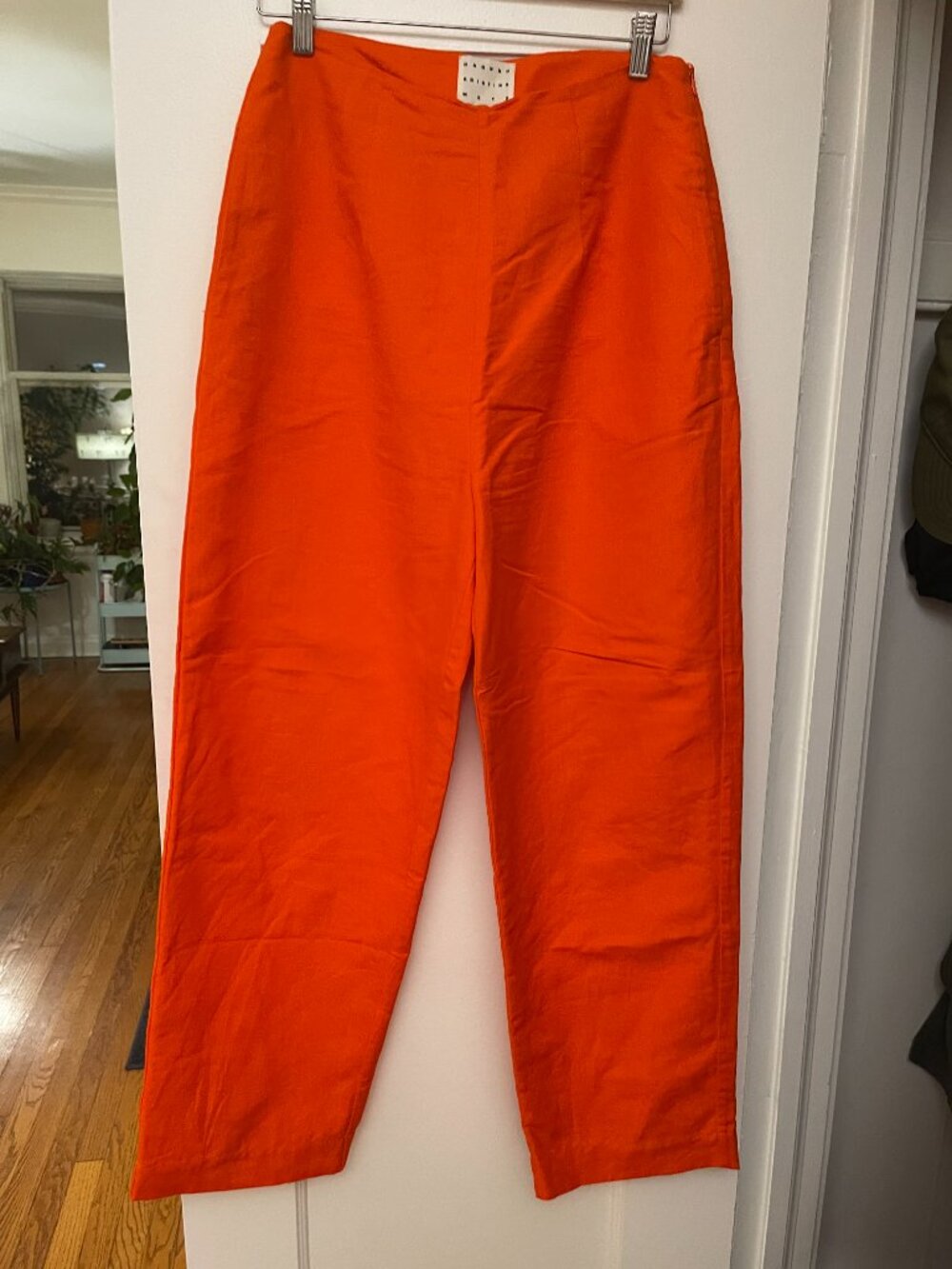 HKM Knightley Linen Pants - Poppy - Sz 6 - Samantha Pleet - Hannah Kristina Metz